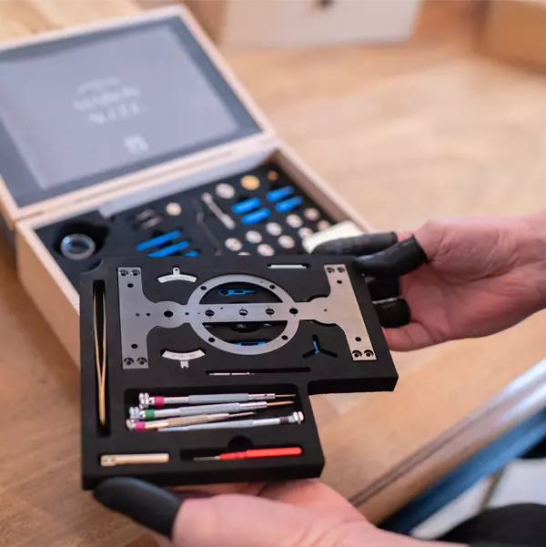 Maison Alcée&apos;s watchmaking tools