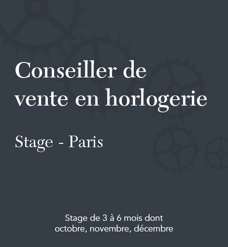 Offre - stage en conseiller de vente en horlogerie